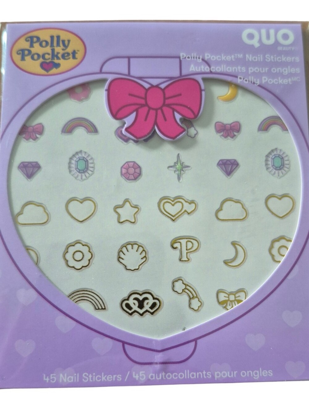 Polly Pocket Quo Beauty Nail Stickers